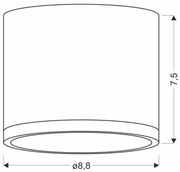 Plafonieră LED TUBA LED/9W/230V