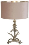 Veioza/Lampa de masa design lux elegant Belle argintiu/roz