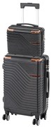 TraveLux Urban VI gurulós bőrönd szett fekete