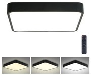 Plafonieră LED dimabilă Brilagi POOL LED/36W/230V 3000-6000K 40x40 cm negru + telecomandă