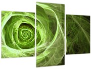 Tablou - Abstract Rose Green (90x60 cm)