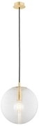 Lustra, Pendul design modern Evans 30cm, transparent