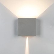 Aplica LED dimabila iluminat exterior ambiental IP54 DAVOS XL gri inchis MA-8609