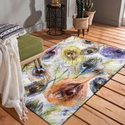 Covor fenomenal colorat cu un motiv de pană de păun Lăţime: 80 cm | Lungime: 150 cm