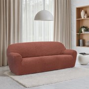 Huse super elastice RUBINIA cărămizii fotoliu triplu (l. 180 - 230 cm)