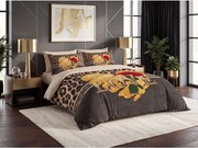 Lenjerie de pat din bumbac BELLE ROSE maro Dimensiune lenjerie de pat: 60 x 70 cm | 140 x 200 cm