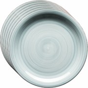 Mäser Set of 6 shallow plates Bel Tempo 27 cm,light blue