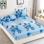 Lenjerie de pat 3 cu elastic 100% bumbac - a726 de la Onesleep