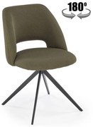 Scaun Bucatarie Si Dining K546 Pivotant Stofa Olive