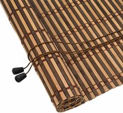 vidaXL Rulou textil cu perdele Manual Maro 60 x 160 cm Bambus