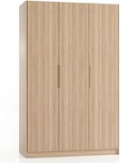 Dulap lemn masiv Brooklyn 3 usi, 139 × 61 × 220 cm