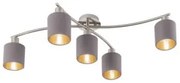 Plafoniera moderna 5 becuri E14 Garda 605400541 Trio