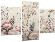 Tablou - Desen de flamingo (90x60 cm)