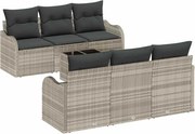 vidaXL Set de canapele pentru grădină Gri deschis 55 x 55 x 37 cm