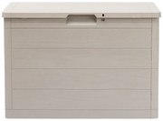 Cutie de depozitare pentru grădină gri deschis din plastic Woodys – Toomax