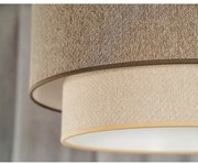 Duolla- Lustră pe cablu BOHO ECO RECYCLING 1xE27/15W/230V d. 45 cm maro/crem