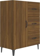 vidaXL Dulap, stejar maro, 69,5x34x90 cm, lemn prelucrat