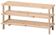 Kesper 69723 Raft pentru pantofi cu 3 rafturi, ușor, 77 x 40 x 26 cm