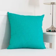 Pernuță decorativă BESSY 45 x 45 cm turcoaz set 2 buc