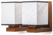 Aplica de perete clasica fabricata manual din lemn ROYALE WHITE