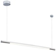Lustra LED liniara, suspendata Organic 100cm, crom P0355 MX