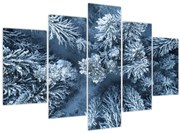 Tablou - Pădure înzăpezită (150x105 cm)