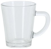 Set 6 cești din sticlă EH espresso, 70 ml