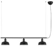 Lustra suspendata metal TATAWIN S 3L negru