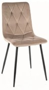Scaun Tom velvet bej Blu40