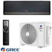 Aparat de aer conditionat inverter Gree Airy GWH18AVDXE-K6DNA1A, 18 000BTU, 35 m², A+++/A++, R-32, Negru