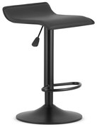 Scaun Bar  Frovas Piele Ecologica Negru , Baza Neagra