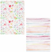Prosop de bucătărie Peonies în roz , 70 x 50 cm,set de 2