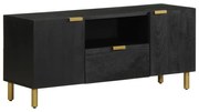 vidaXL Dulap TV, negru, 105x33x46 cm, lemn prelucrat