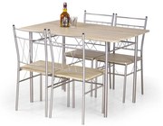 Set de sufragerie FAUST metal/stejar sonoma