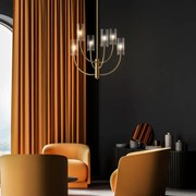 Lustra, Candelabru modern in stil retro Arco