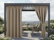 Perdea de gradina GARDIO impermeabila 150x220 cm, maro deschis