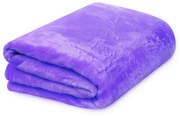 Patura microflanel VIOLET 200x230 cm mov inchis