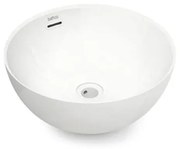 Lavoar pentru blat BARI Ø 37 cm, porțelan, alb - Bathco 4131