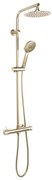 REA-P8413 - Set de duș BLISS cu baterie termostatică, finisaj auriu periat