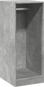 vidaXL Dulap, gri beton, 48x41x102 cm, lemn prelucrat