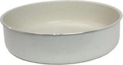 Tava de copt Oliver Voltz OV51222E28, 28 x 8 cm, Aluminiu, Acoperire marmorata, Fara PFOA, Crem