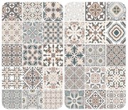 WENKO 53904100 - Capac pentru plită 30x52 cm multicolor/gri/transparent