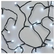 Ghirlandă LED de Crăciun pentru exterior 80xLED/8 funcții 13m alb rece IP44