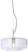 Lustra/Pendul design decorativ Verona ribbed, clear