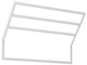 Suport de perete pentru prosoape 37x60 cm alb