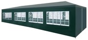 Cort pentru petrecere, verde, 3 x 12 m