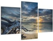 Tablou cu marea în apus de soare (90x60 cm)