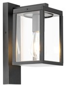 Felinar inteligent de perete pentru exterior negru IP44 incl. Wifi ST64 - Charlois