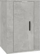 vidaXL Dulap TV montat pe perete, gri beton, 40x34,5x60 cm