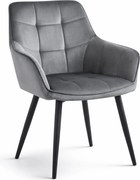 Scaun Bucatarie / Dining Warsil Catifea Gri